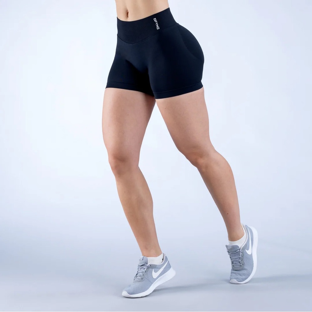 DFYNE Midnight Black Impact Shorts 4.5”